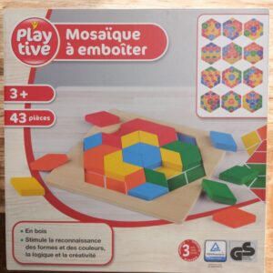 Puzzle lemn mozaic