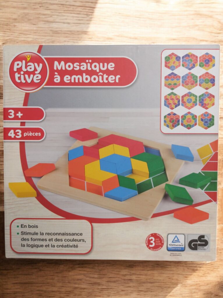 Puzzle lemn mozaic